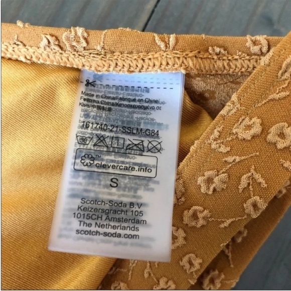 Scotch & Soda Ruffle Jaquard Bikini Set Marigold - Picture 8 of 8